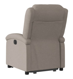 Fauteuil inclinable taupe tissu