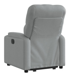 Fauteuil inclinable Gris clair Tissu