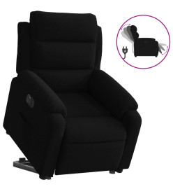 Fauteuil inclinable électrique noir velours