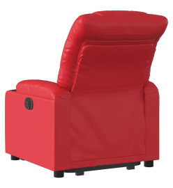 Fauteuil inclinable Rouge Similicuir