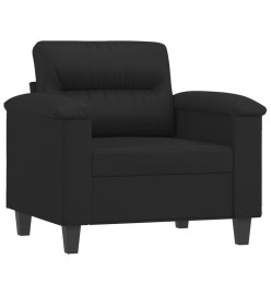 Fauteuil Noir 60 cm Similicuir