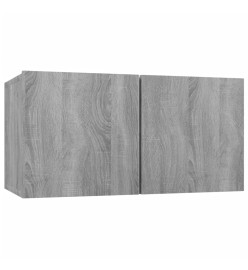 Ensemble de meubles TV 7 pcs Sonoma gris Bois d'ingénierie