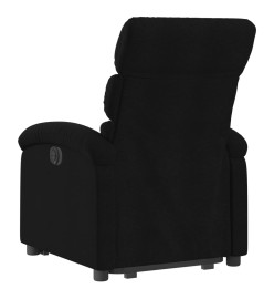 Fauteuil inclinable électrique noir tissu