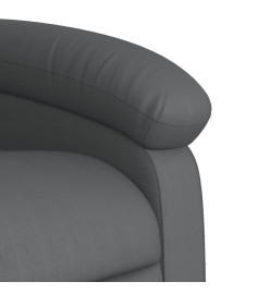 Fauteuil inclinable de massage Gris Similicuir