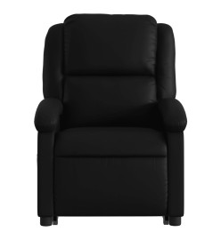 Fauteuil inclinable de massage électrique noir similicuir