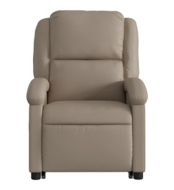 Fauteuil inclinable de massage Cappuccino Similicuir