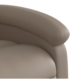 Fauteuil inclinable de massage Cappuccino Similicuir