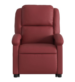 Fauteuil inclinable Rouge bordeaux Similicuir