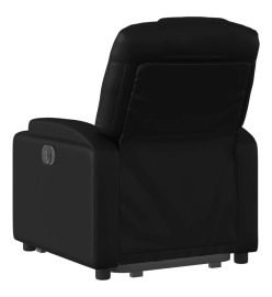 Fauteuil inclinable électrique noir similicuir