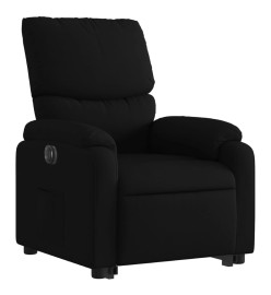 Fauteuil inclinable électrique noir tissu