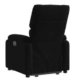 Fauteuil inclinable électrique noir tissu