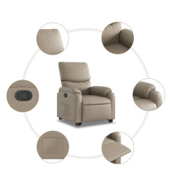 Fauteuil inclinable Cappuccino Similicuir