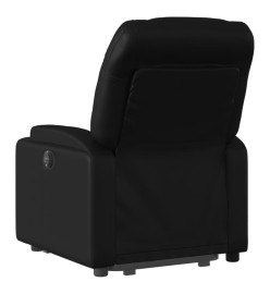 Fauteuil inclinable de massage électrique noir similicuir