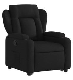 Fauteuil inclinable noir tissu