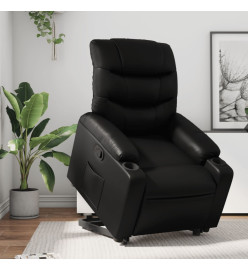 Fauteuil inclinable Noir Similicuir