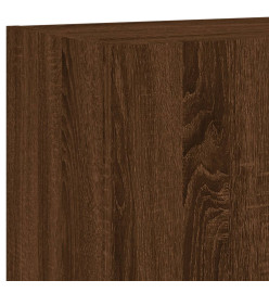 Armoires murales TV 5 pcs chêne marron bois d'ingénierie