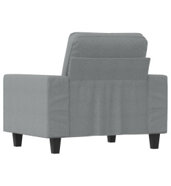 Fauteuil Gris clair 60 cm Tissu