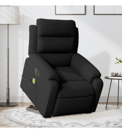 Fauteuil inclinable de massage électrique noir velours