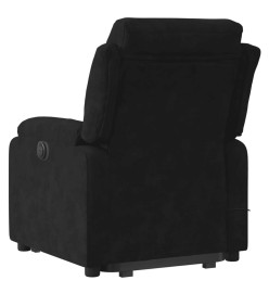 Fauteuil inclinable de massage électrique noir velours