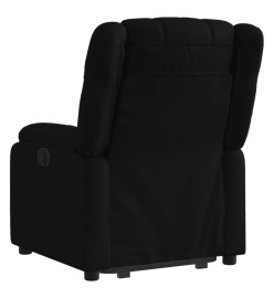 Fauteuil inclinable électrique noir tissu