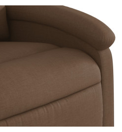 Fauteuil inclinable Marron Tissu