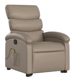 Fauteuil inclinable de massage Cappuccino Similicuir