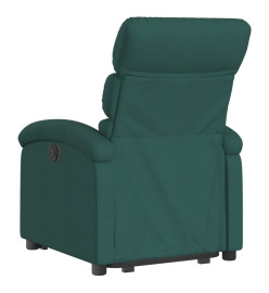 Fauteuil inclinable vert foncé tissu