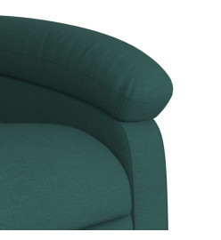 Fauteuil inclinable vert foncé tissu