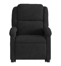 Fauteuil de massage inclinable Noir Velours