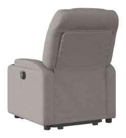 Fauteuil inclinable taupe tissu