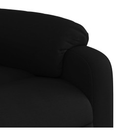 Fauteuil inclinable noir tissu