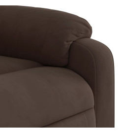 Fauteuil inclinable de massage électrique marron