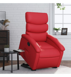 Fauteuil inclinable Rouge Similicuir