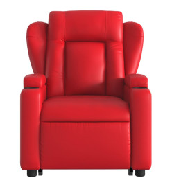 Fauteuil inclinable Rouge Similicuir