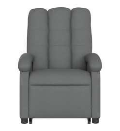 Fauteuil inclinable Gris foncé Tissu