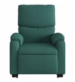 Fauteuil inclinable vert foncé tissu