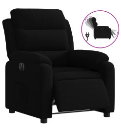 Fauteuil inclinable électrique noir velours