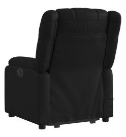 Fauteuil inclinable de massage électrique noir similicuir