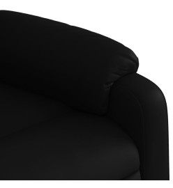 Fauteuil inclinable de massage électrique noir similicuir