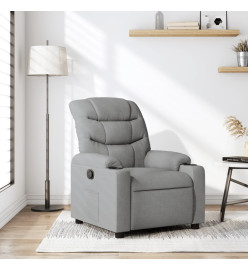 Fauteuil inclinable Gris clair Tissu