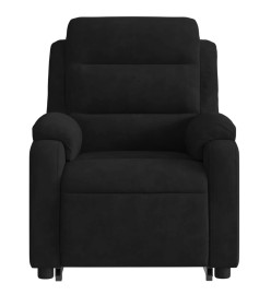 Fauteuil de massage inclinable Noir Velours