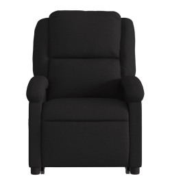 Fauteuil inclinable électrique noir tissu