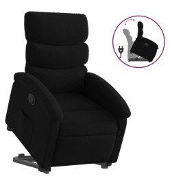 Fauteuil inclinable noir tissu