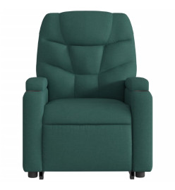 Fauteuil inclinable vert foncé tissu