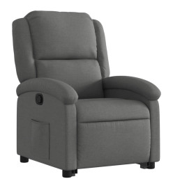 Fauteuil inclinable Gris foncé Tissu