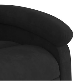 Fauteuil inclinable de massage électrique noir velours