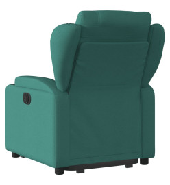 Fauteuil inclinable vert foncé tissu