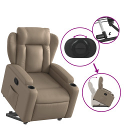 Fauteuil inclinable Cappuccino Similicuir