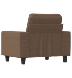 Fauteuil Marron 60 cm Tissu