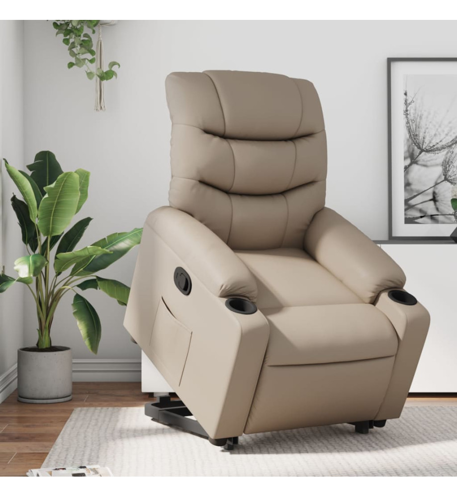 Fauteuil inclinable Cappuccino Similicuir